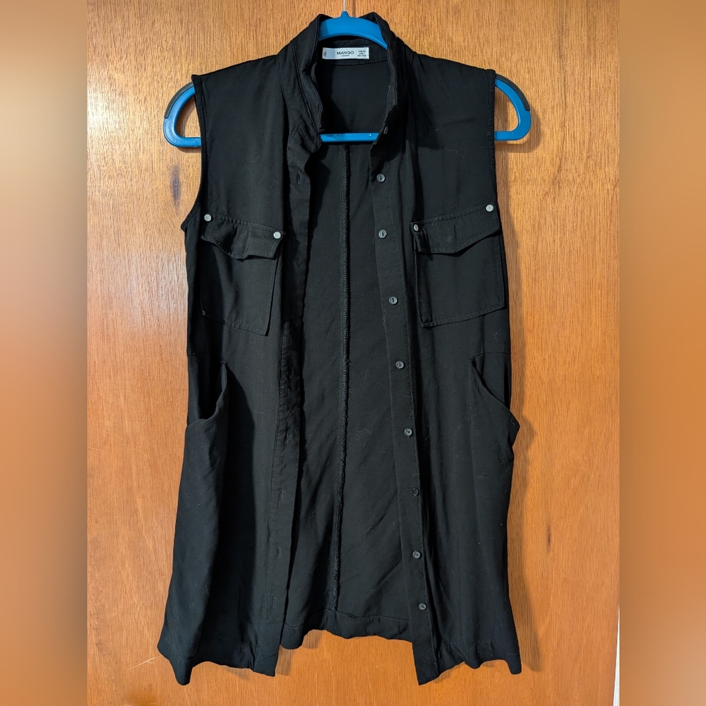 Mango Casual Black Shirt Dress